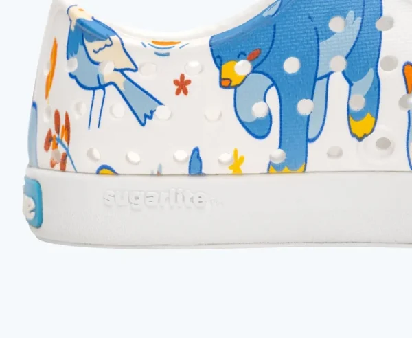 Native Shoes Shoes^Jefferson Sugarlite Print Child Shell White/ Shell White/ Daylight Woodland Friends