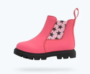 kensington_treklite_bloom_0-1.webp Native Shoes Boots^Kensington Treklite Bloom Child Dazzle Pink/ Jiffy Black/ Princess Jiffy Stars