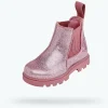 Native Shoes Boots^Kensington Treklite Glitter Child Pink Glitter/ Temple Pink