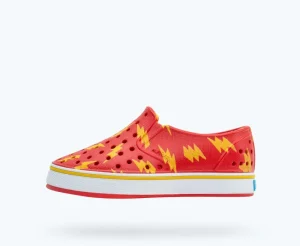 miles_sugarlite_print_chi_0.webp Native Shoes Shoes^Miles Sugarlite Print Child Hyper Red/ Shell White/ Crayon Lightning