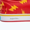 Native Shoes Shoes^Miles Sugarlite Print Child Hyper Red/ Shell White/ Crayon Lightning