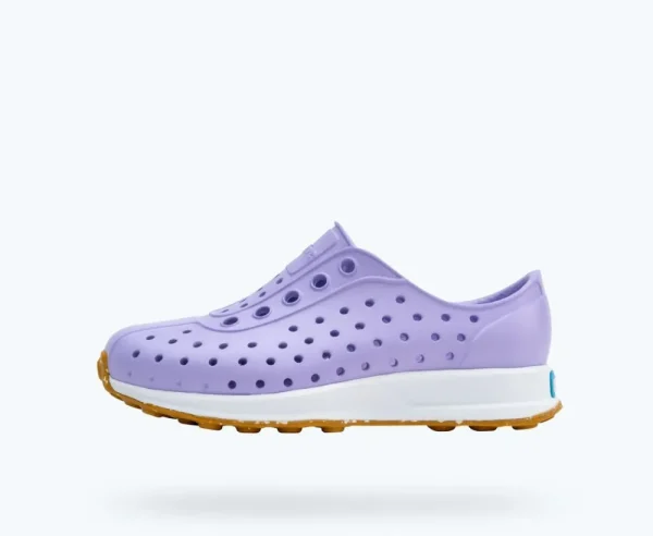 robbie_sugarlite_child_0-10.webp Native Shoes Shoes^Robbie Sugarlite Child Healing Purple/ Shell White/ Mash Speckle Rubber