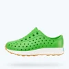 Native Shoes Shoes^Robbie Sugarlite Child Grasshopper Green/ Shell White/ Mash Speckle Rubber