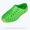 Native Shoes Shoes^Robbie Sugarlite Child Grasshopper Green/ Shell White/ Mash Speckle Rubber