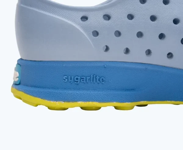 robbie_sugarlite_child_3-5.webp Native Shoes Shoes^Robbie Sugarlite Child Alaska Blue/ Resting Blue/ Pickle Speckle Rubber