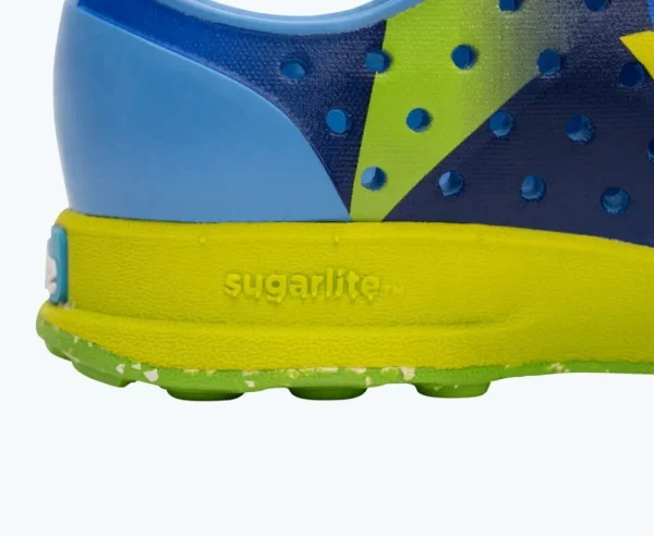 robbie_sugarlite_print_ch_4-1.webp Native Shoes Shoes^Robbie Sugarlite Print Child Resting Blue/ Pickle Green/ Uv Pickle Speed/ Snap Speckle Rubber